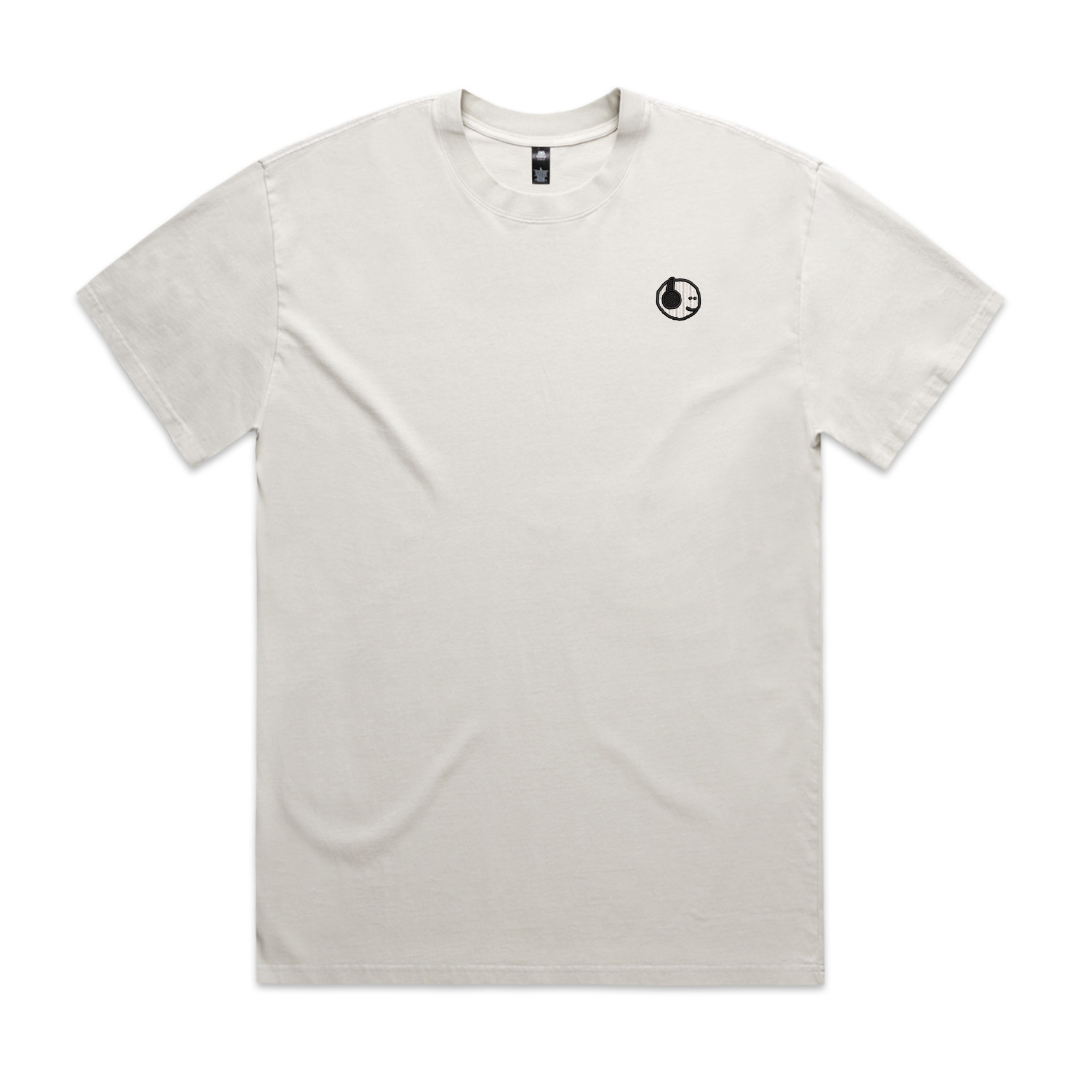 HVYWeight Mfers Headphones Left Chest Embroidery Tee (Choose Color)