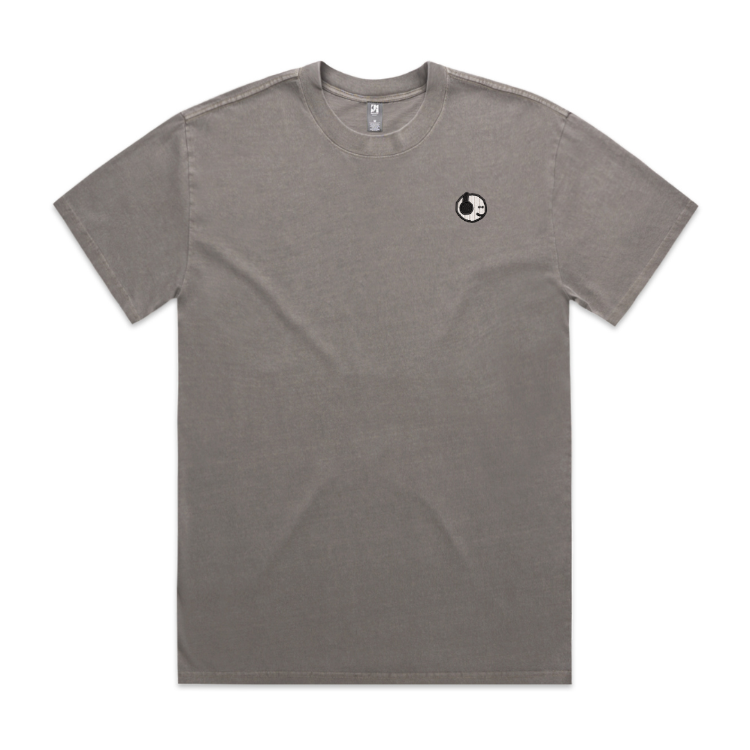 HVYWeight Mfers Headphones Left Chest Embroidery Tee (Choose Color)