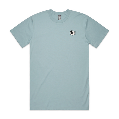 Mfers Smoking Left Chest Embroidery Tee (Choose Color)