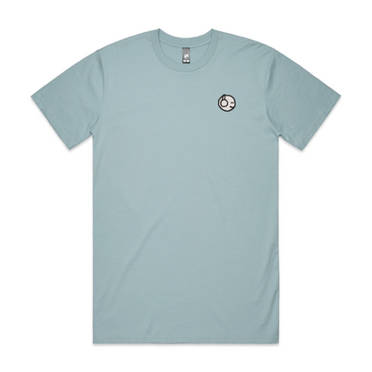 Mfers White Headphones Left Chest Embroidery Tee (Choose Color)