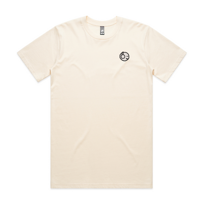 Mfers White Headphones Left Chest Embroidery Tee (Choose Color)