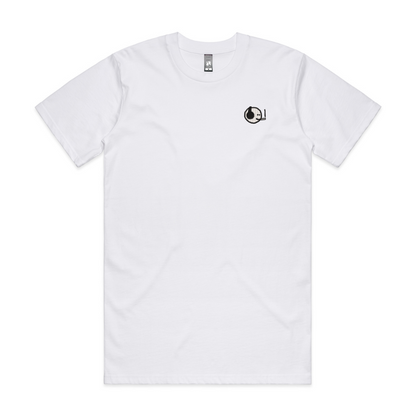 Mfers Smoking Left Chest Embroidery Tee (Choose Color)