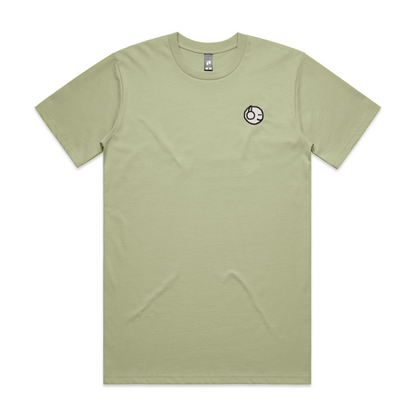 Mfers White Headphones Left Chest Embroidery Tee (Choose Color)